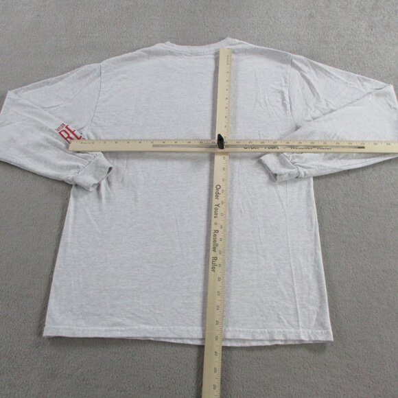 Taylor Swift Shirt Adult Medium Gray Red Eras Tour Graphic Print Long Sleeve - Picture 6 of 9